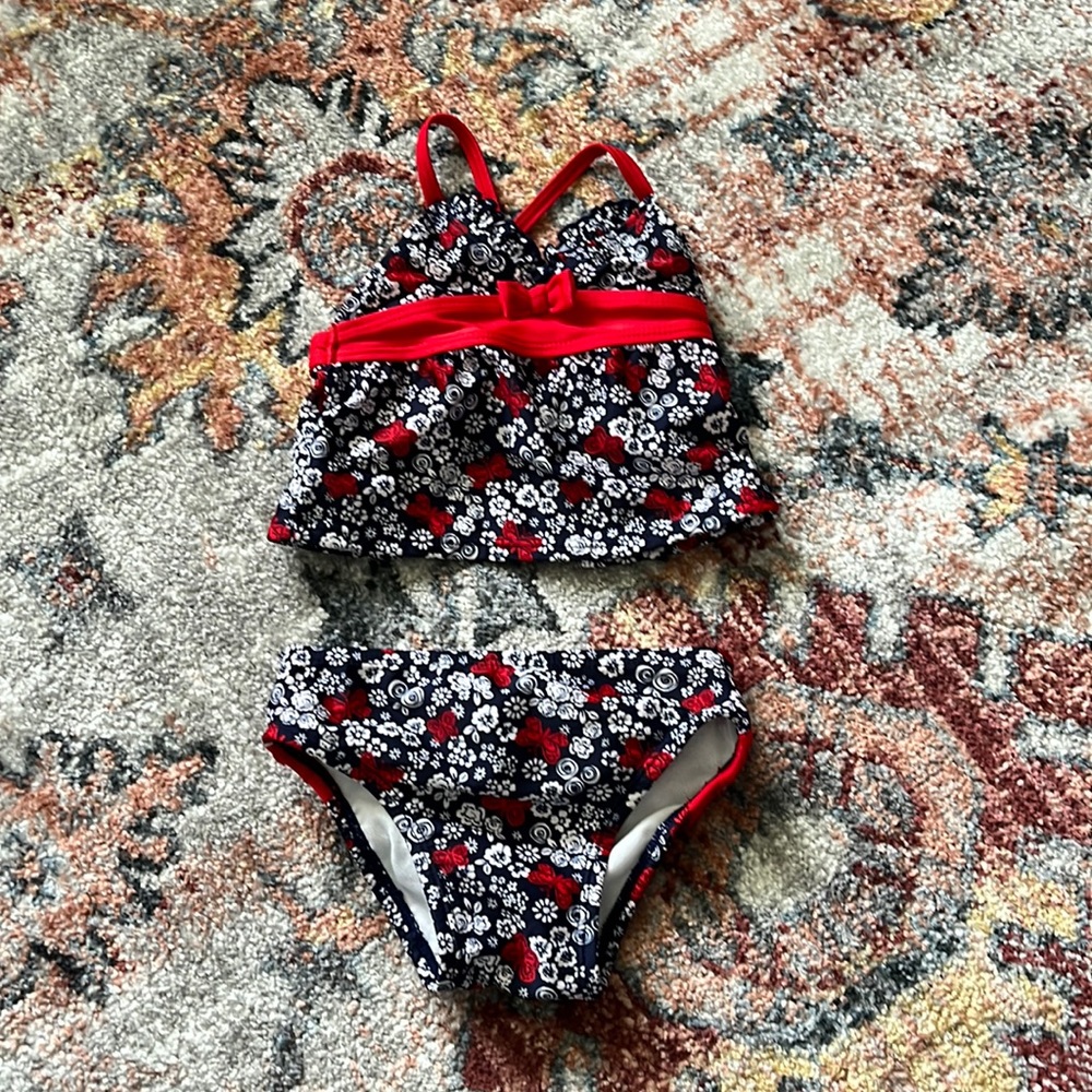 Joe Boxer 2 piece baby girl swimsuit